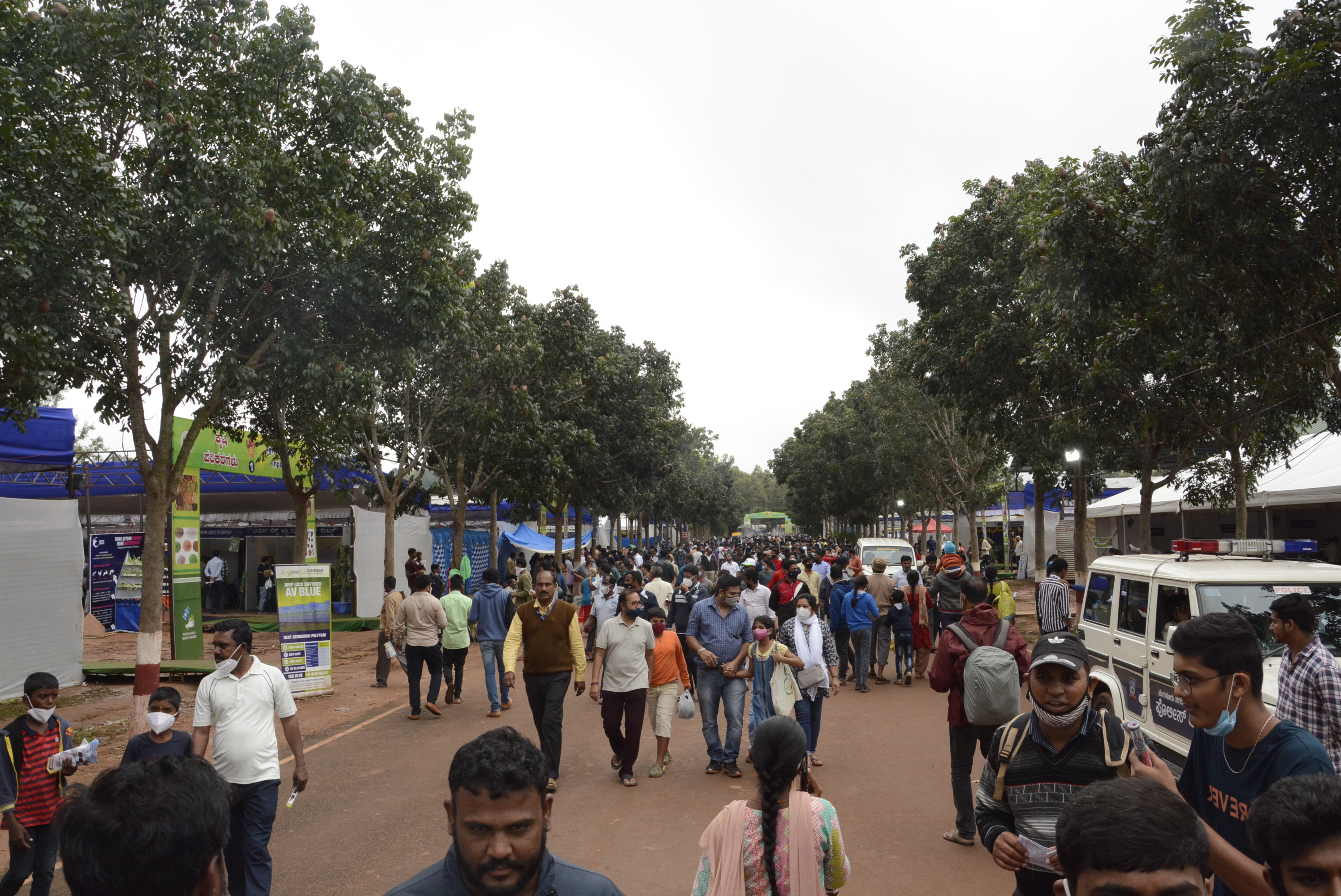 8 lakh people visits to the gkvk krishi mela