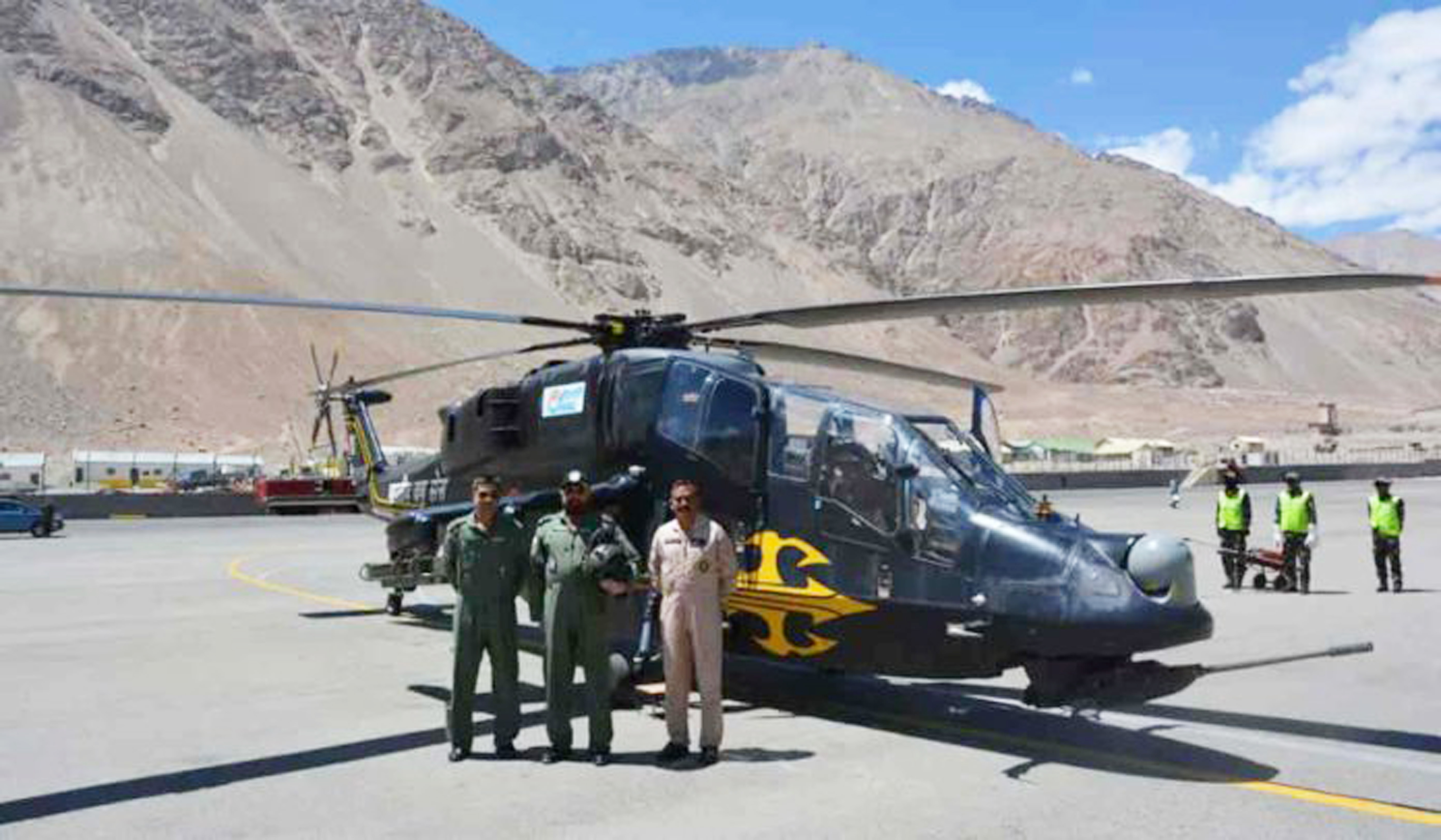Two HAL light combat choppers deployed in Ladakh