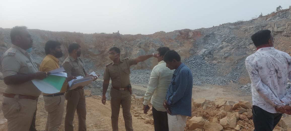 Crushers Visit and Inspect Mine Task Force bengaluru