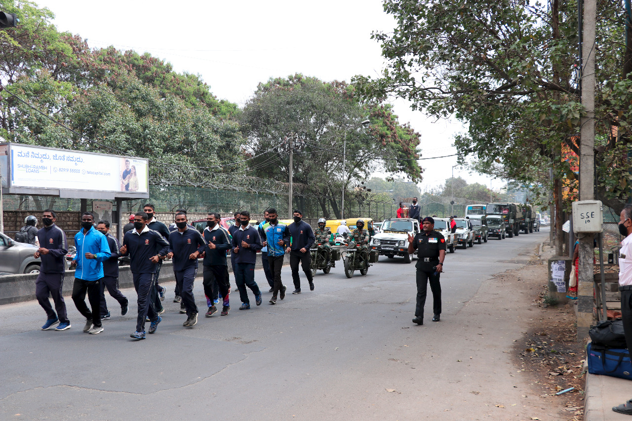 Victory Flame / Vijay Mashala  Reached bangalore