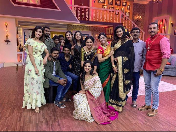 Kannadati serial team in Maja talkies