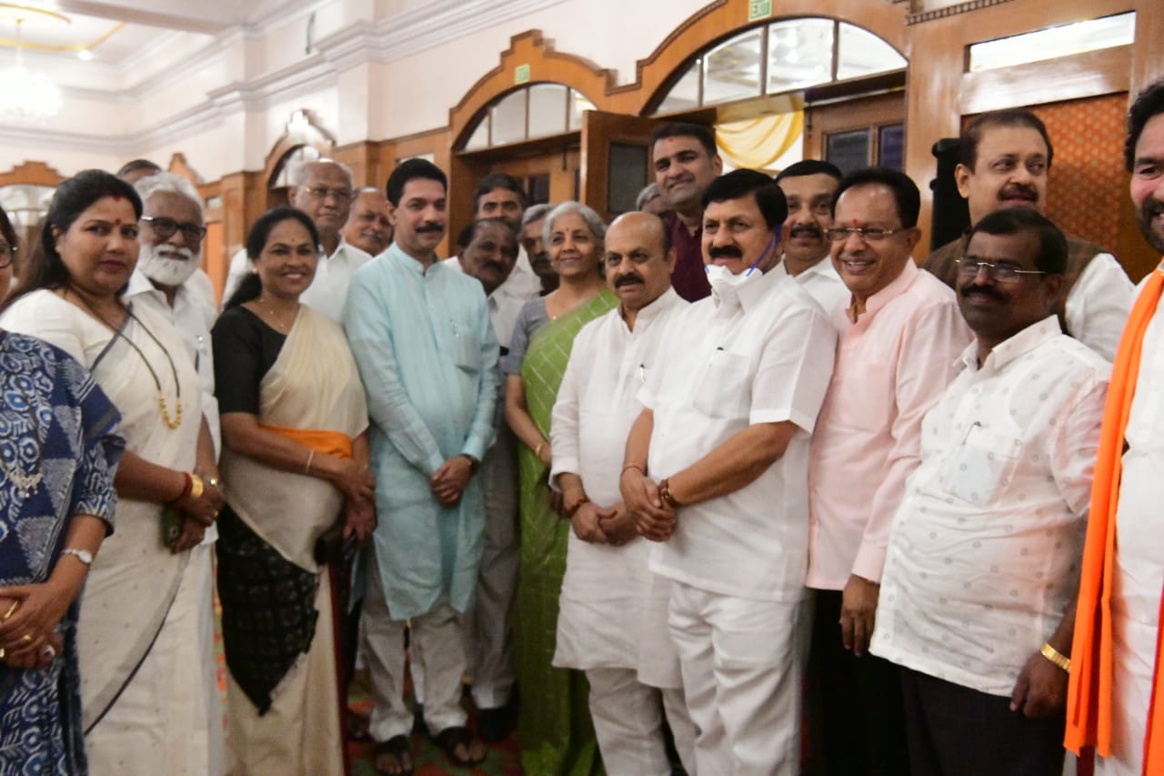 BJP Legislative meeting on rajya sabha election