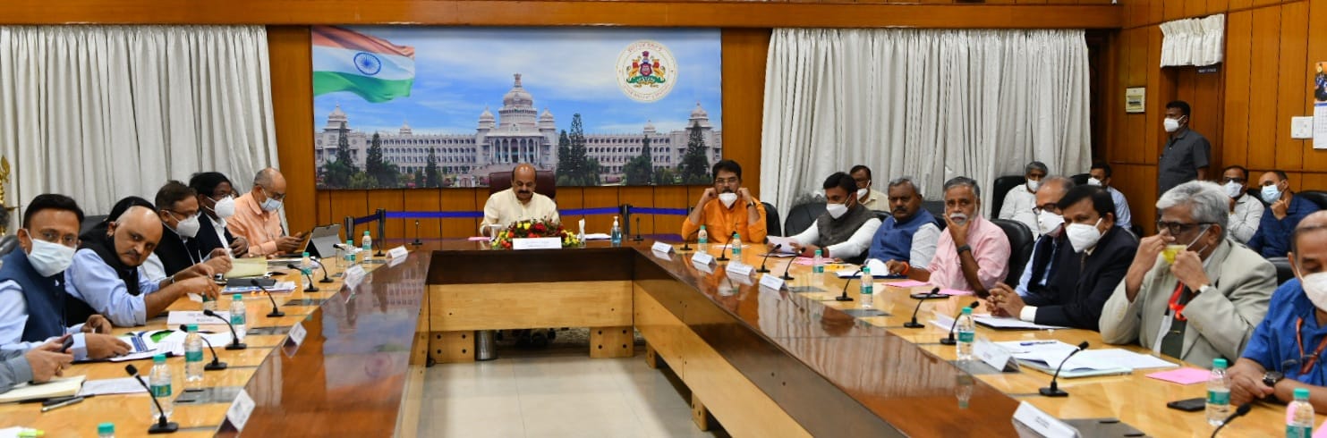 cm-basavaraja-bommai-conduct-a-meeting-about-ganesha-festival