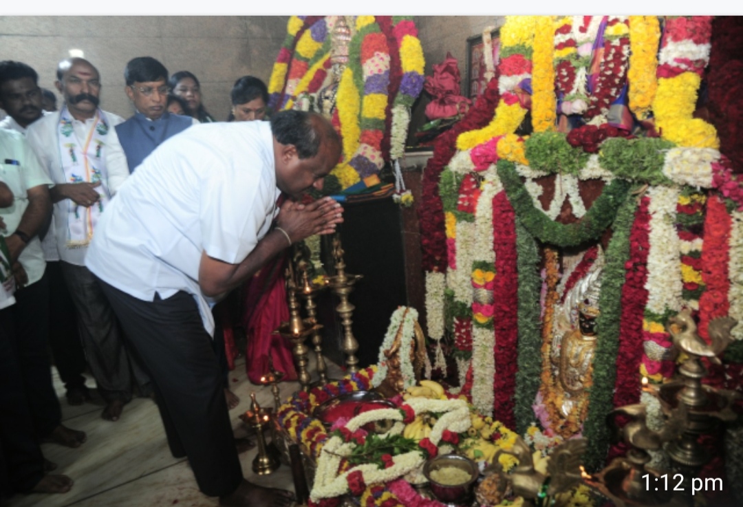 HDK in Annamma devi temple