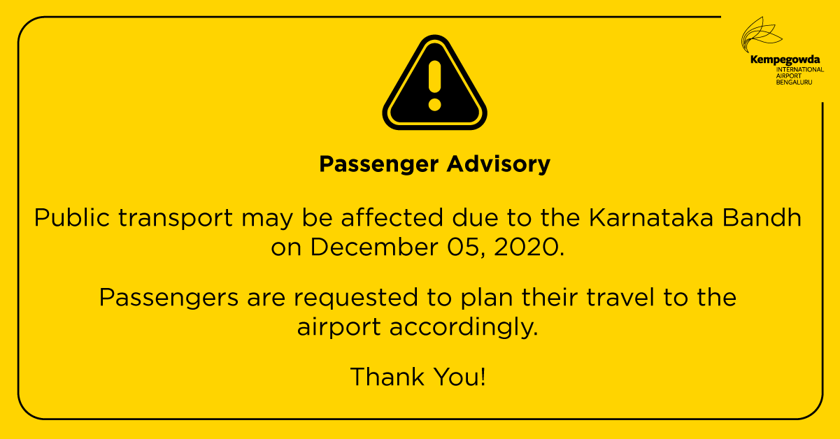 KIAB requests passengers do not Trust public transportation tomorrow