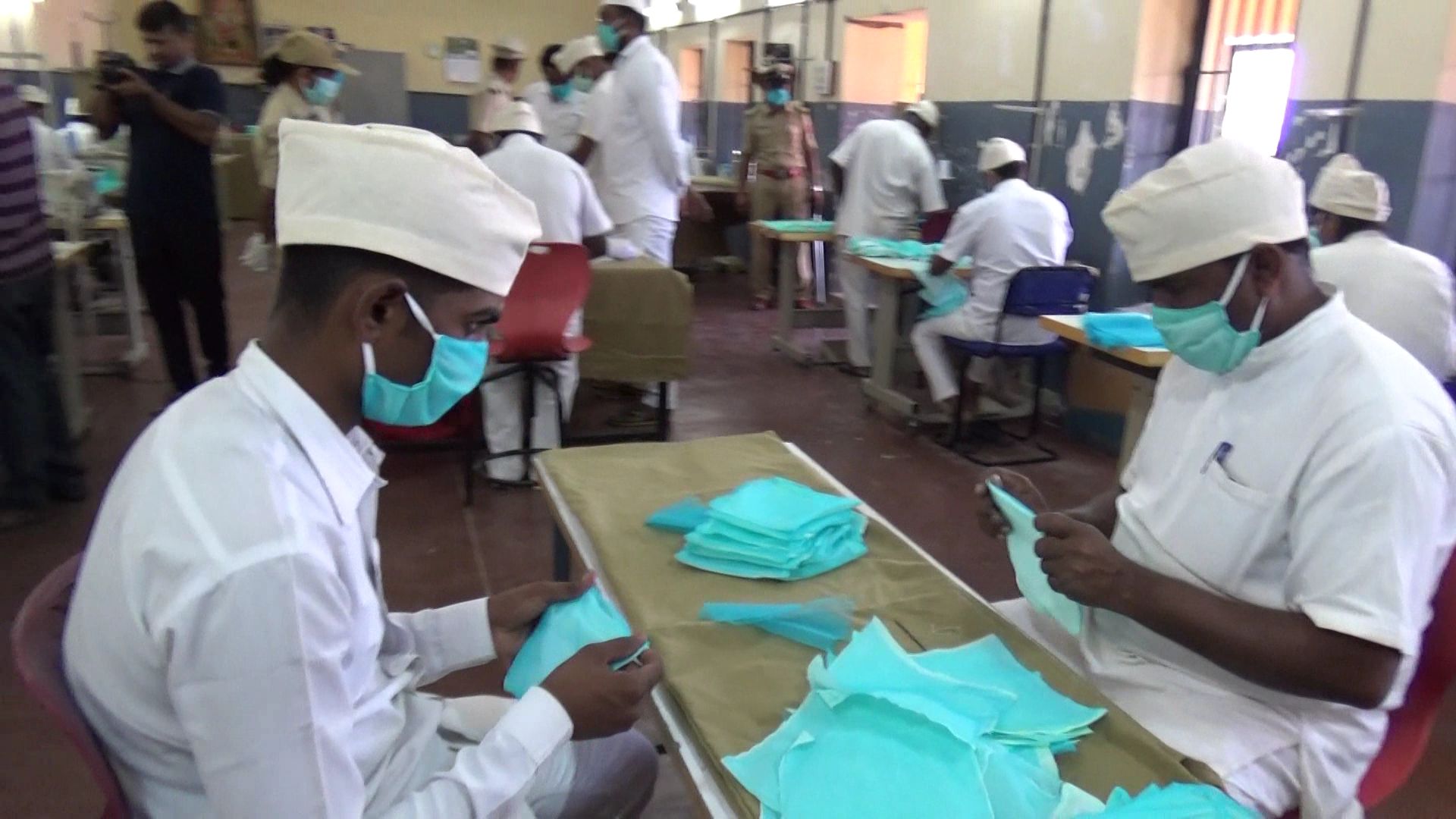 demand for mask prepared by prisoners