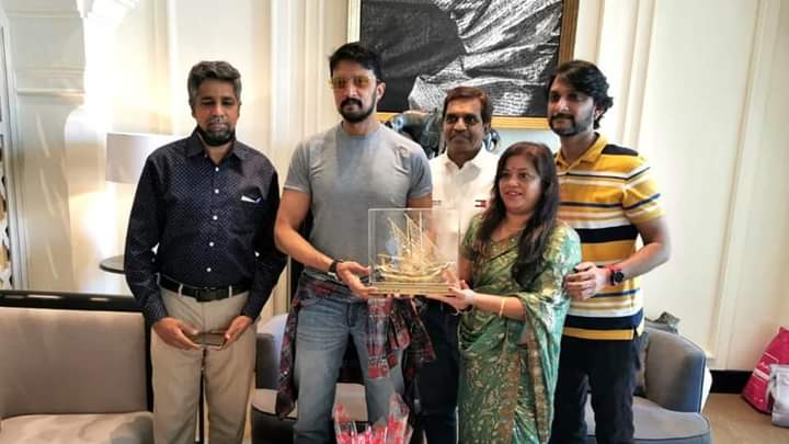 sudeep got another title  kannada kala tilaka