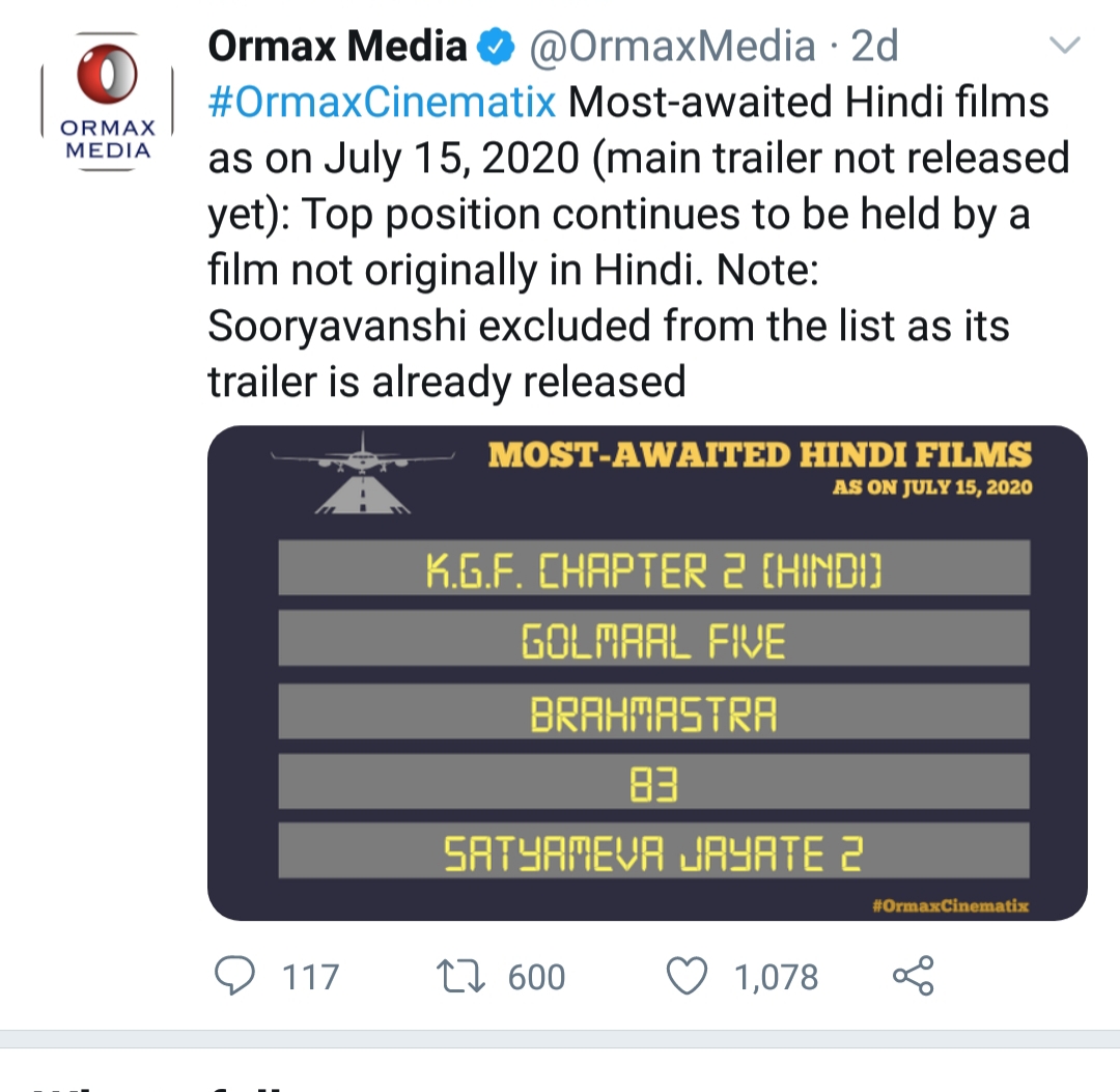 full demand to KGF Chapter-2 movie Before the release