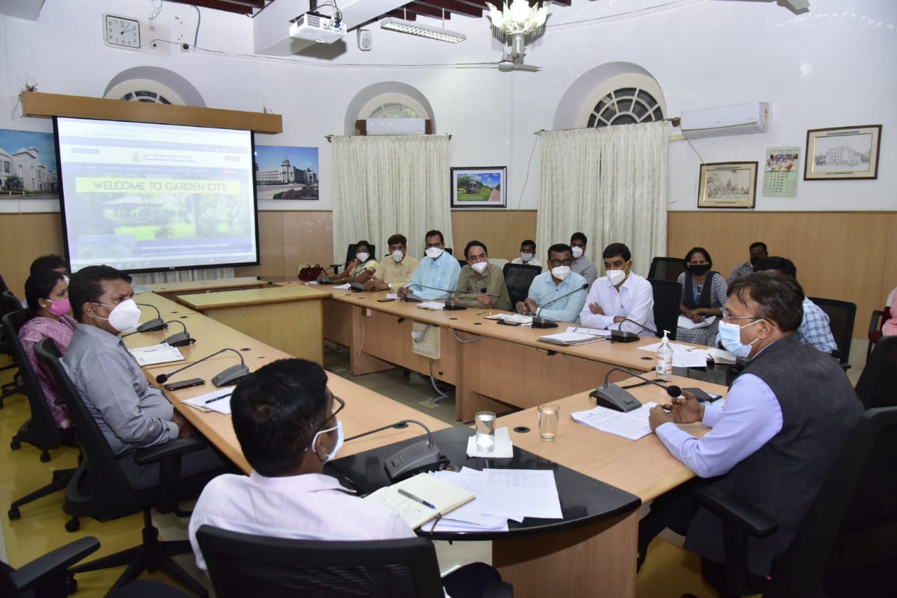 BBMP officials held meeting with health department officials