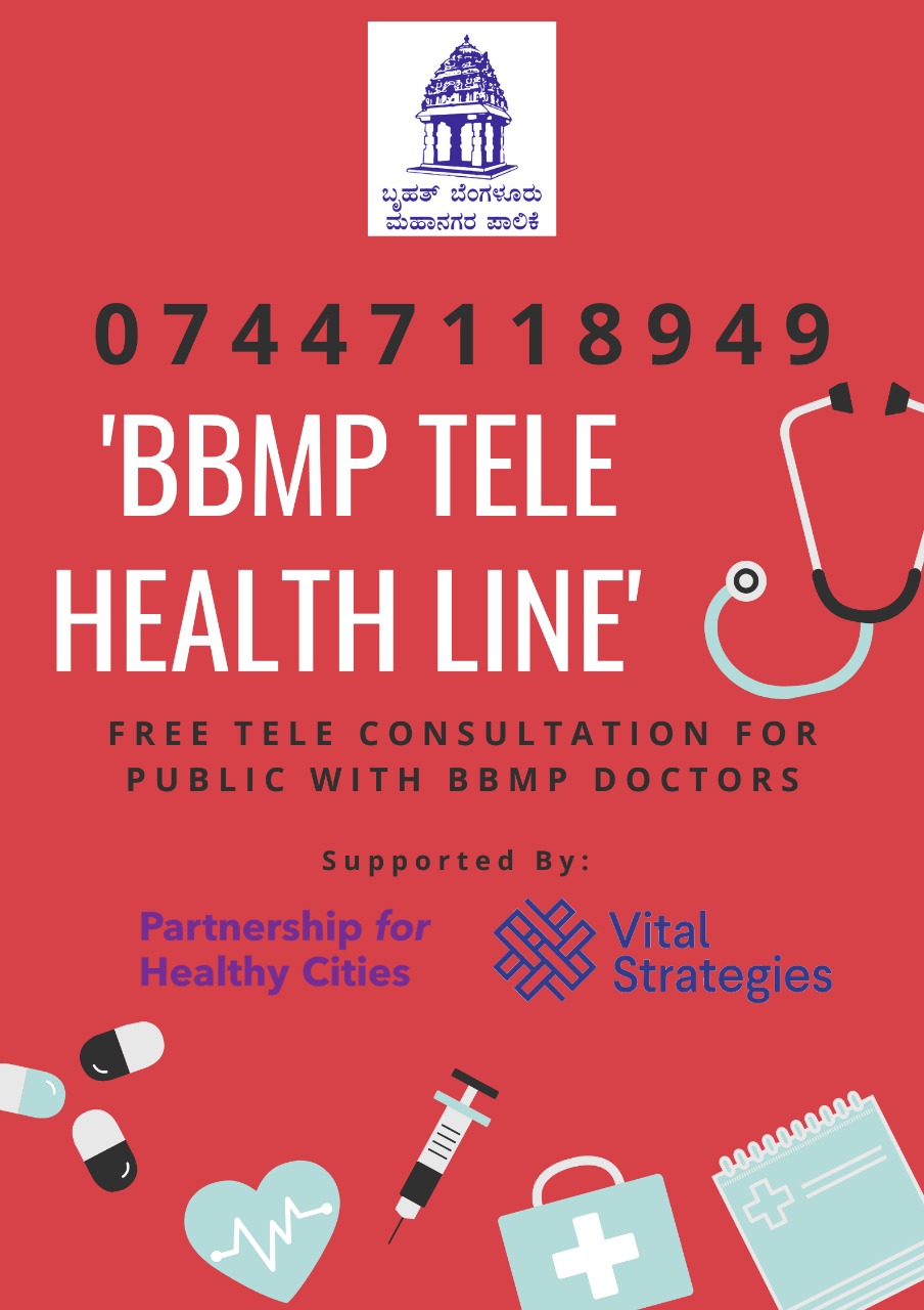 BBMP  has start telehealth line for public