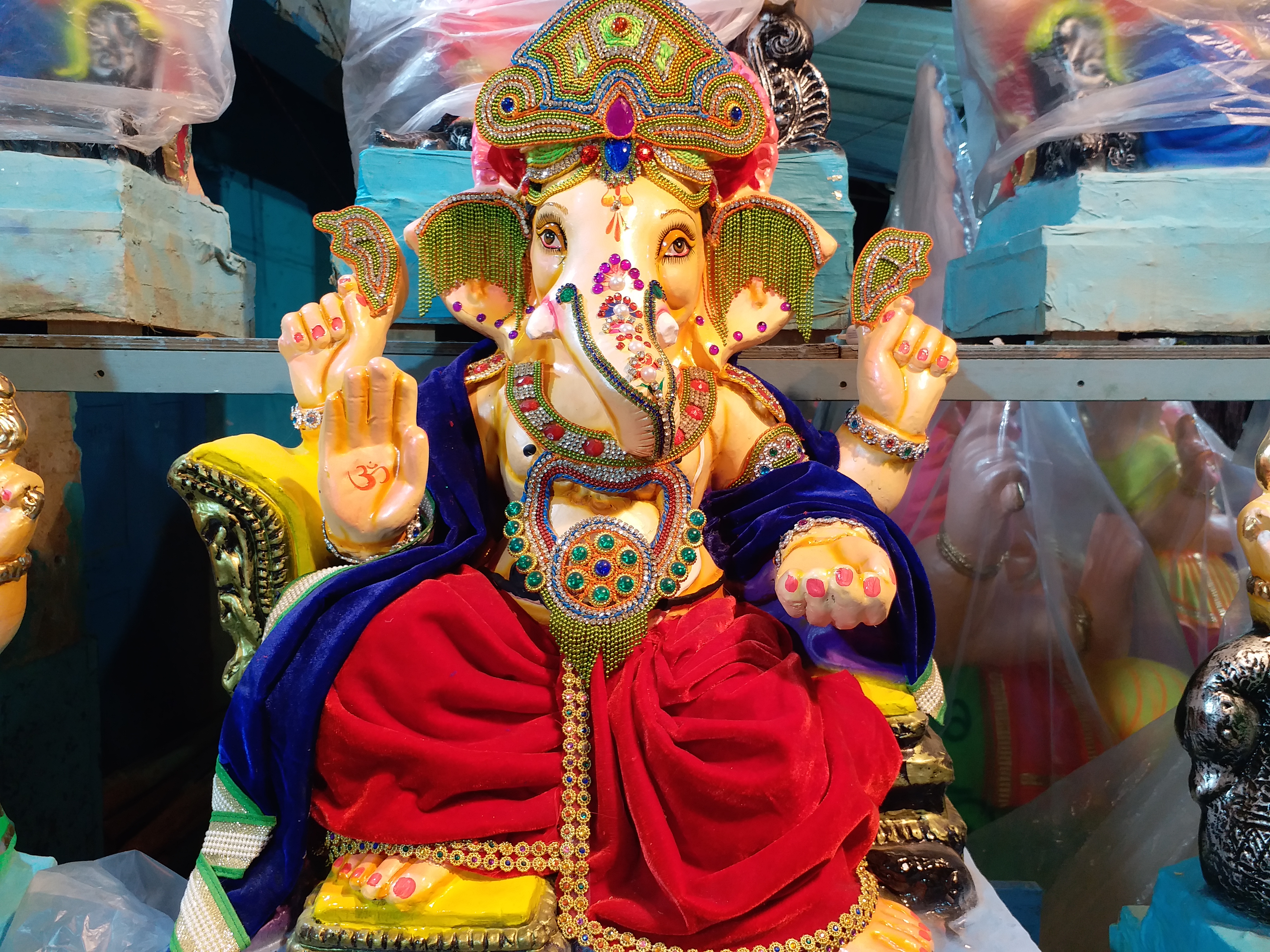 Ganesh Chaturthi festival celebration amid the corona fear