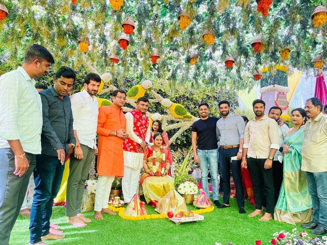 Actress Amulya baby shower program in bengaluru