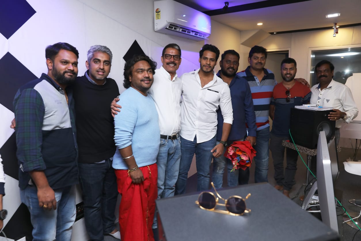 Nikhil Start New Movie Song Recording