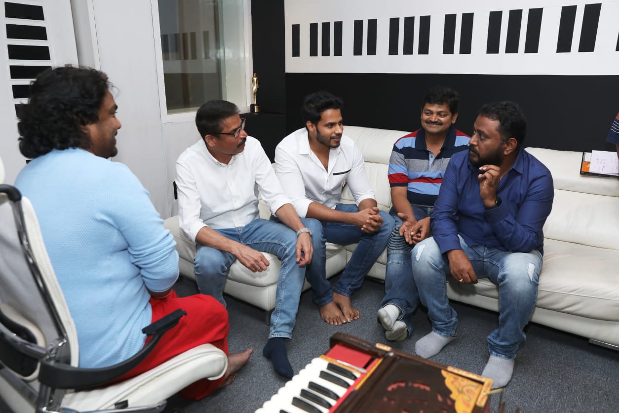 Nikhil Start New Movie Song Recording