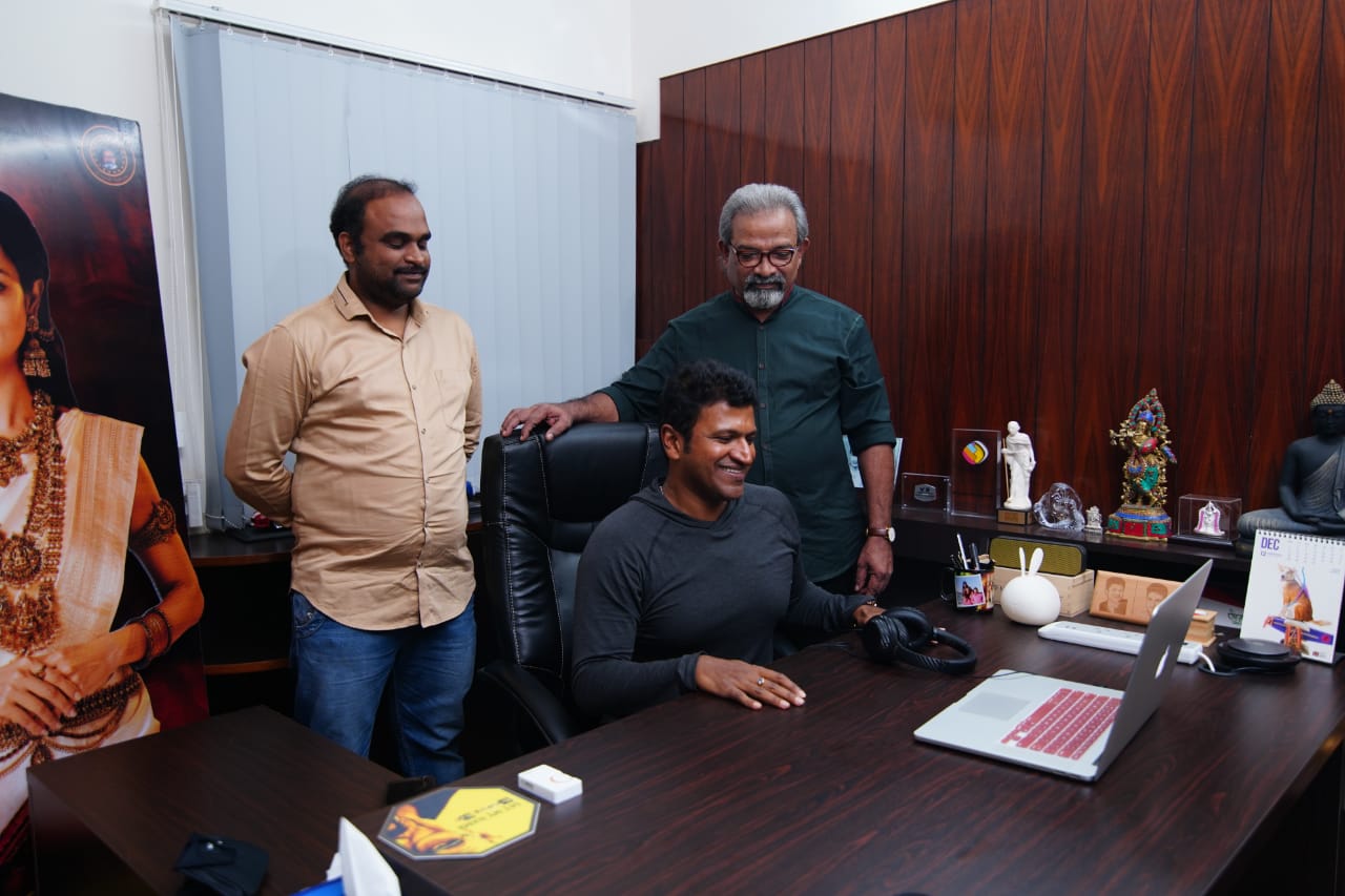 puneeth rajkumar launches kasturi mahal movie teaser