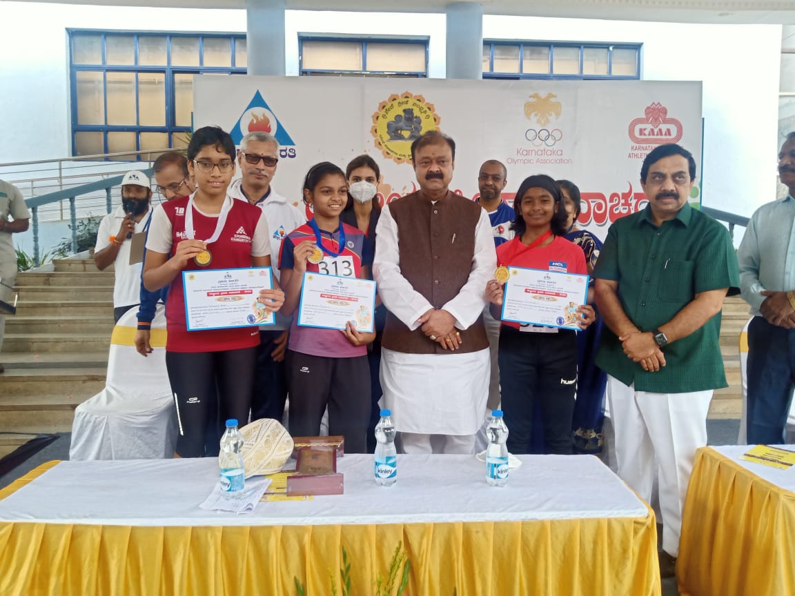 minister narayana gowda flag off to National Sports Day