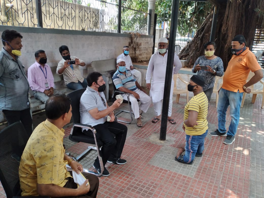 Food kit distributed by kpcc president