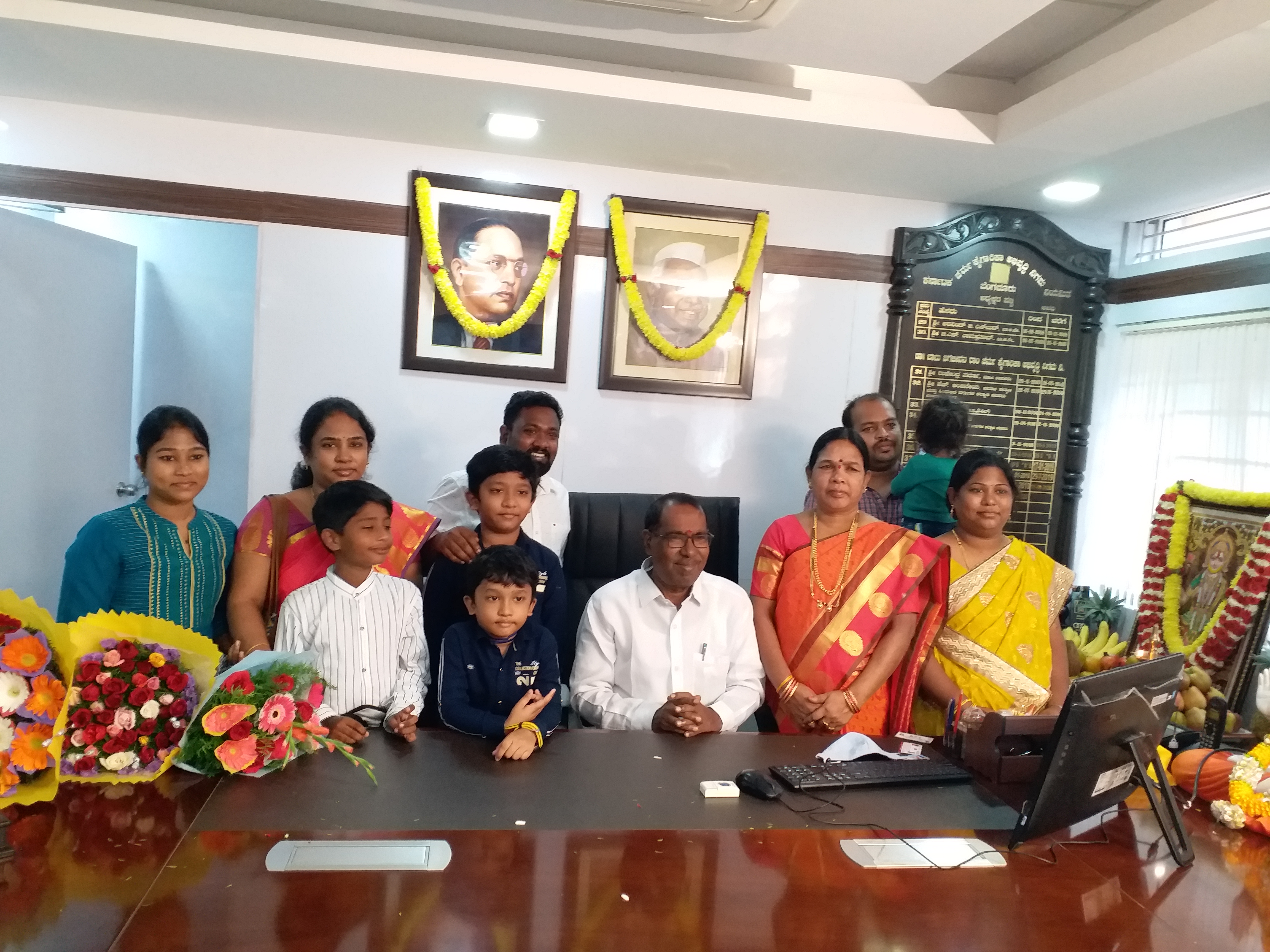 mla Linganna took office as Lidker president news