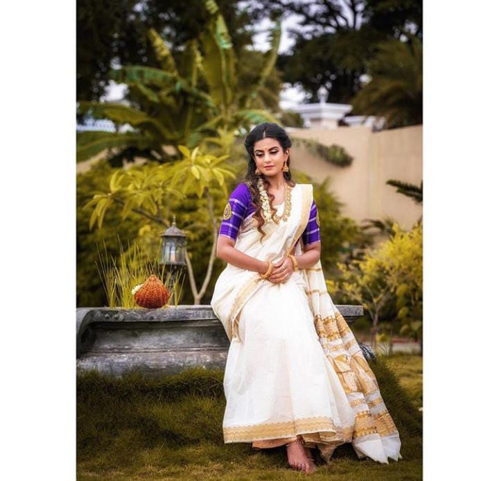 Kannada actresses celebrating Onam festival