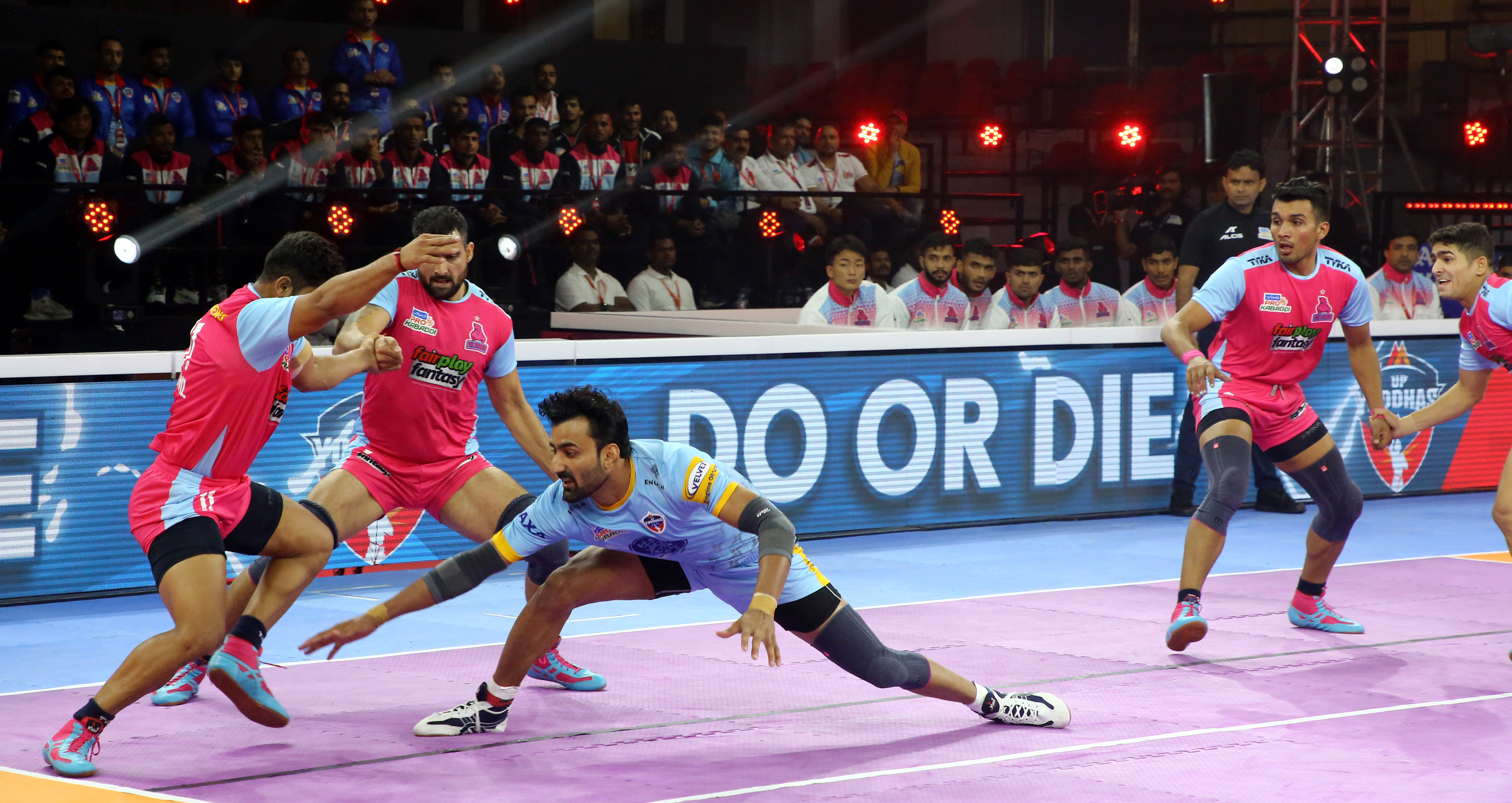 UP Yoddhas won against Jaipur Pink Panthers