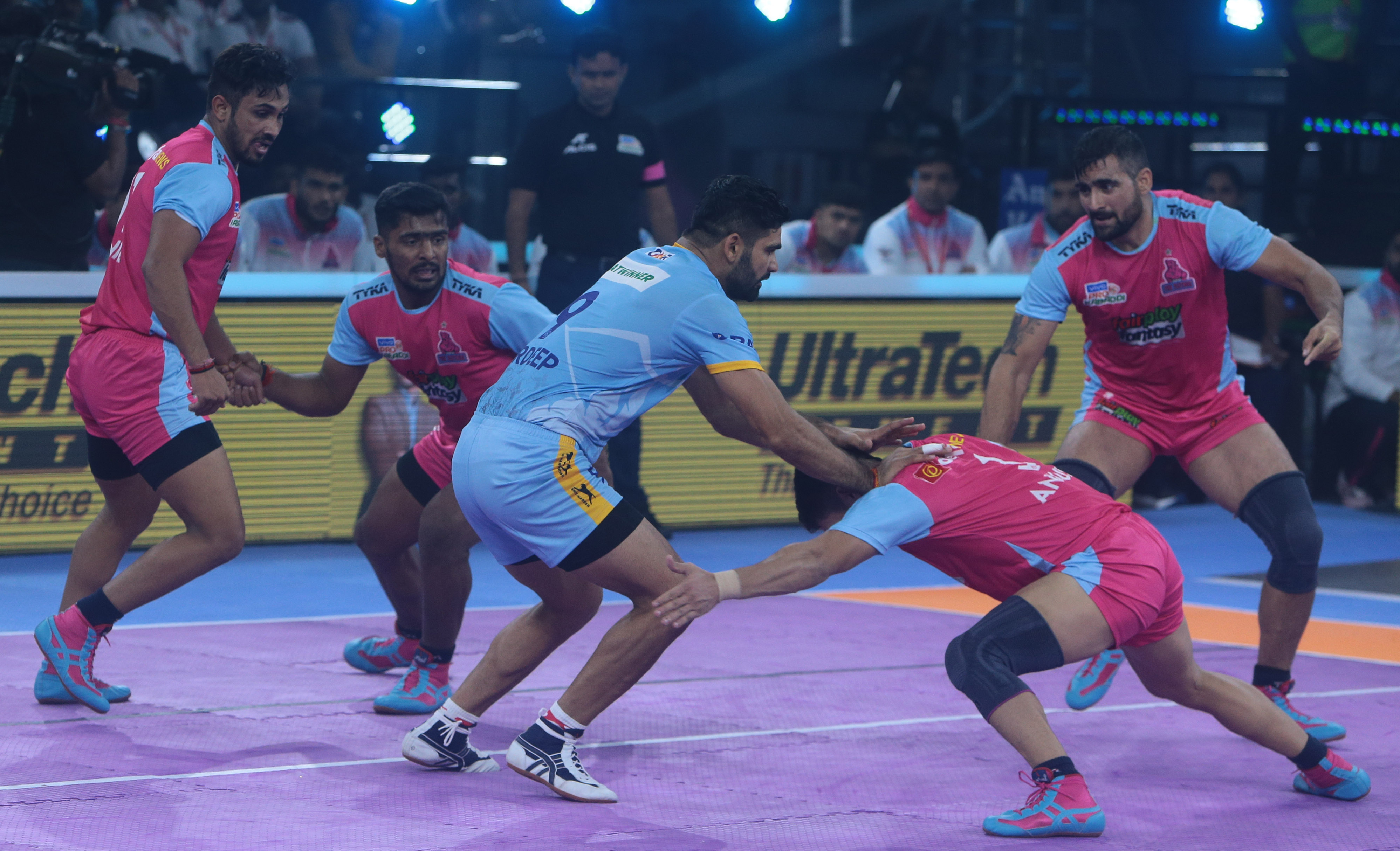 UP Yoddhas won against Jaipur Pink Panthers