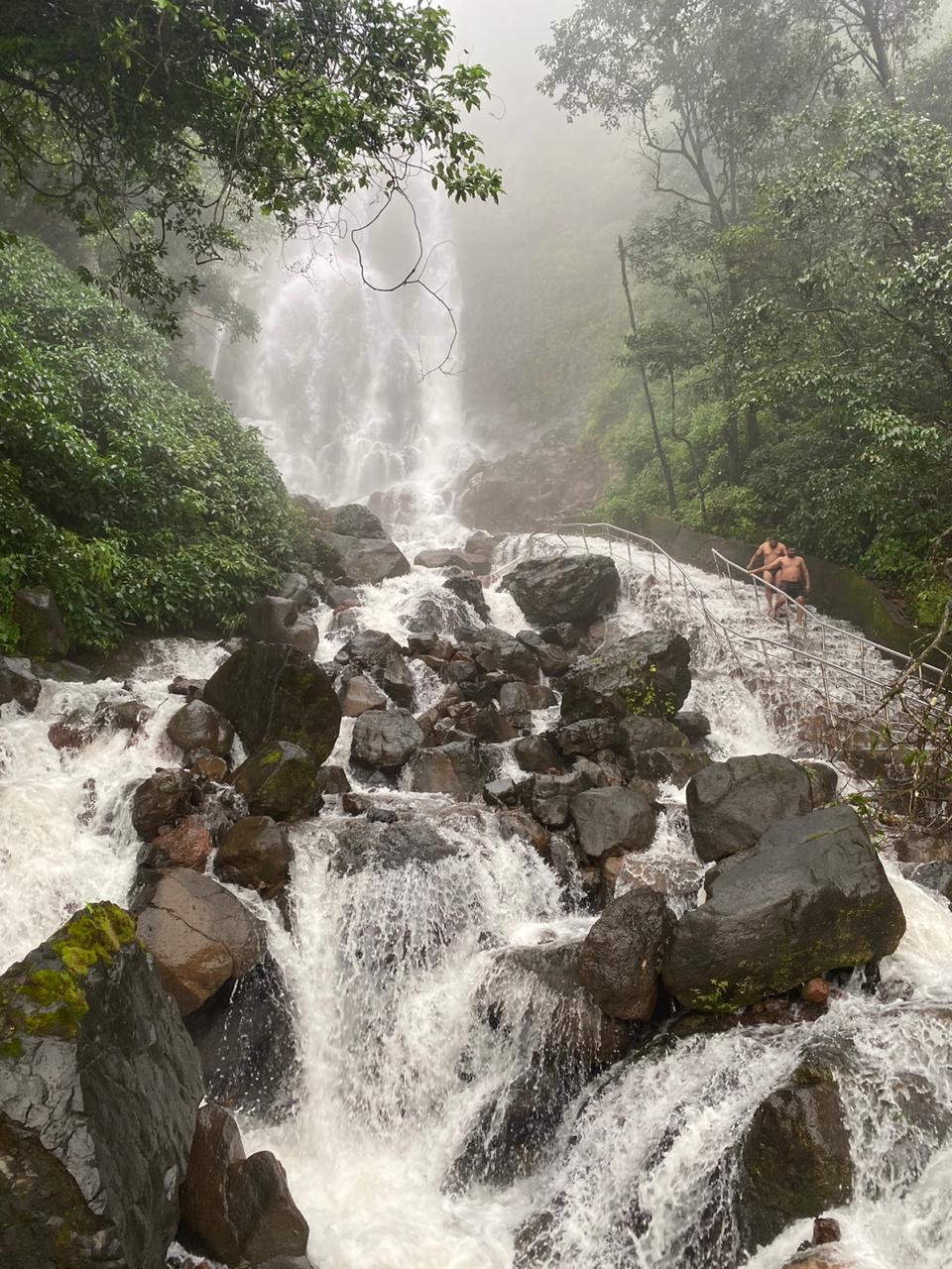 Shishr shastry in Amboli falls