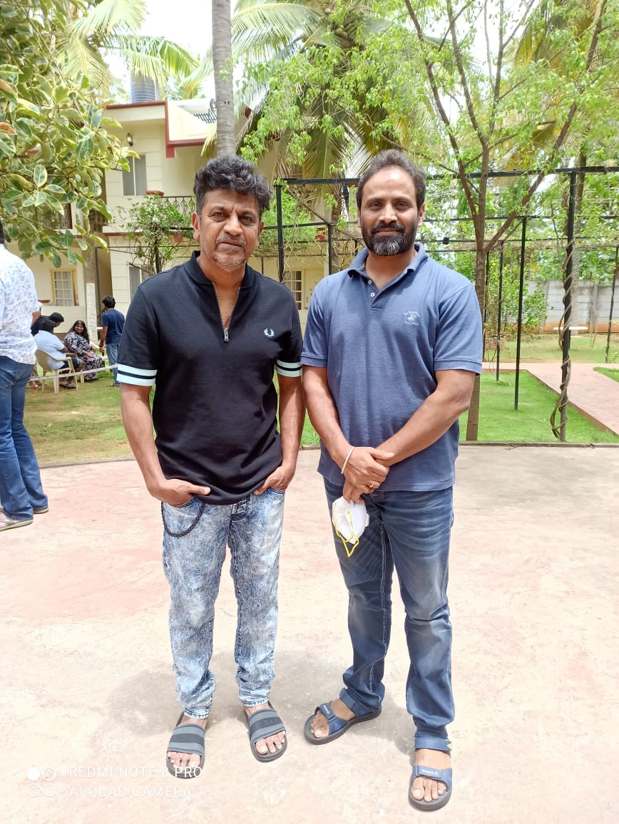 Actor Shivraj Kumar and director Ram Dhulipudi