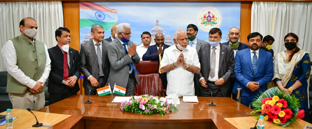 CM BSY Meeting With Foreign Embassy Officers