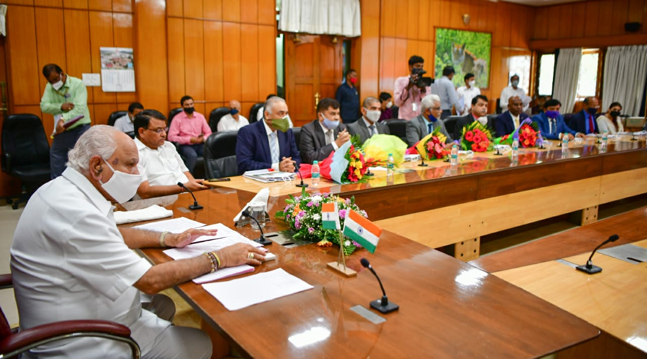 CM BSY Meeting With Foreign Embassy Officers