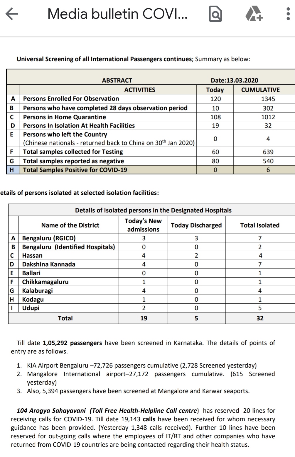 department-of-health-released-corona-bulletin