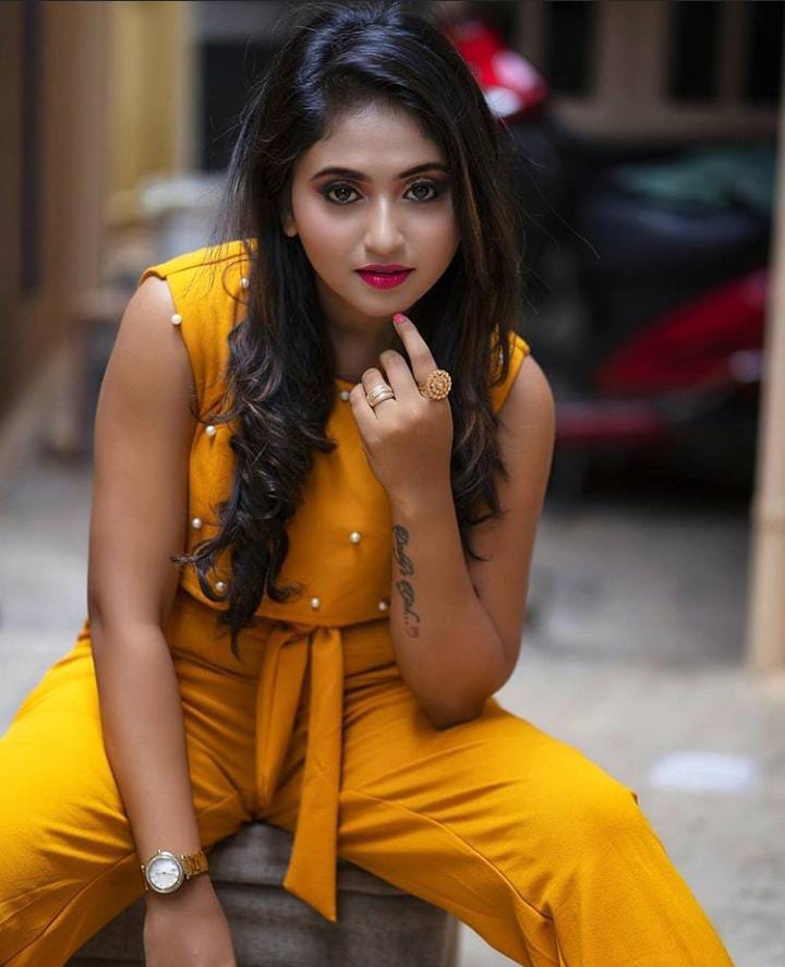 Rashmita Changappa who came back to serial with a negative role