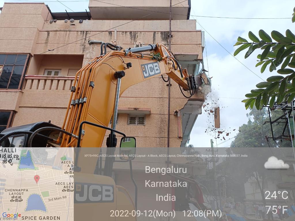 Bangalore Demolition Drive