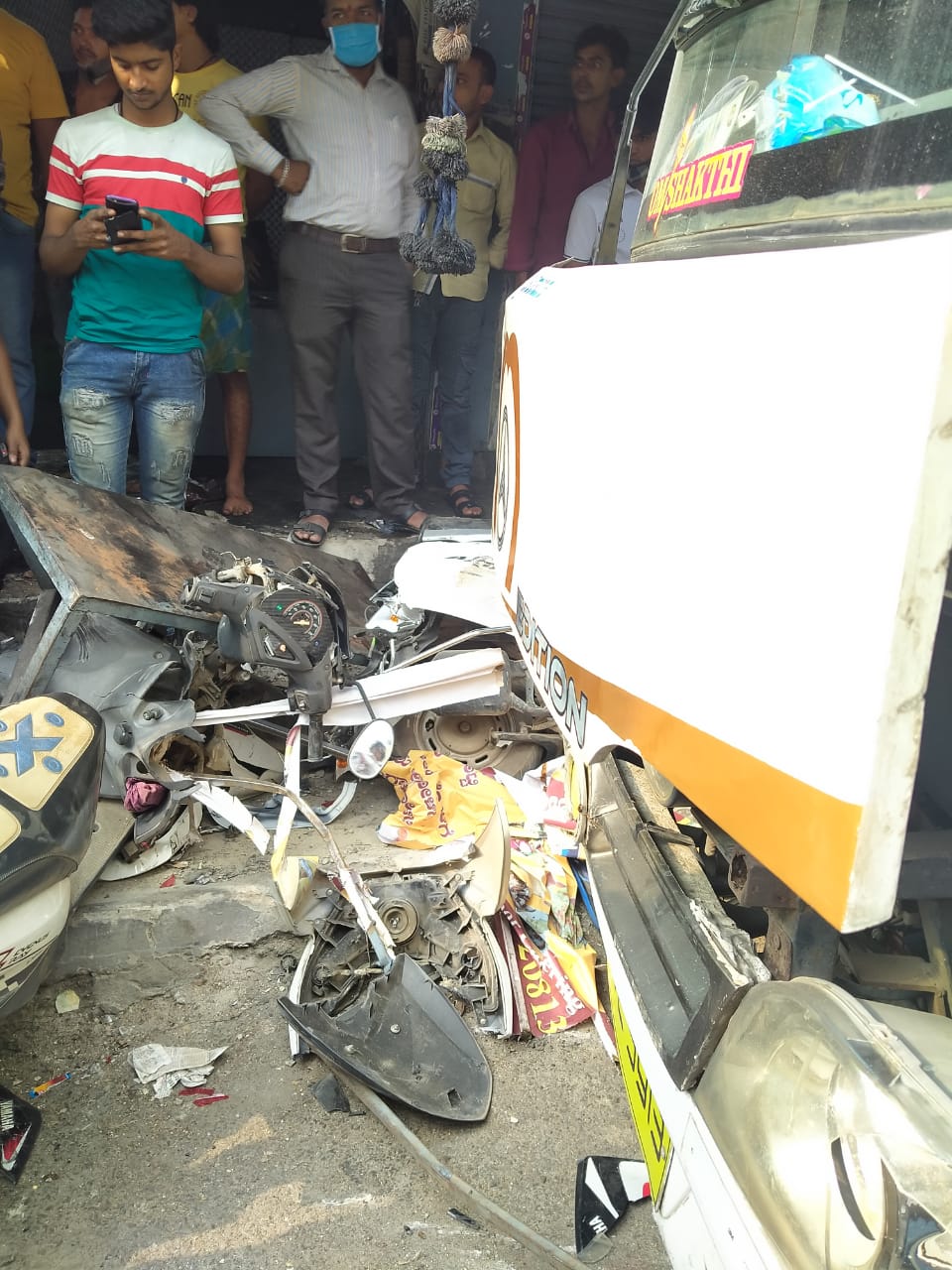 Serial accident in Bangaluru