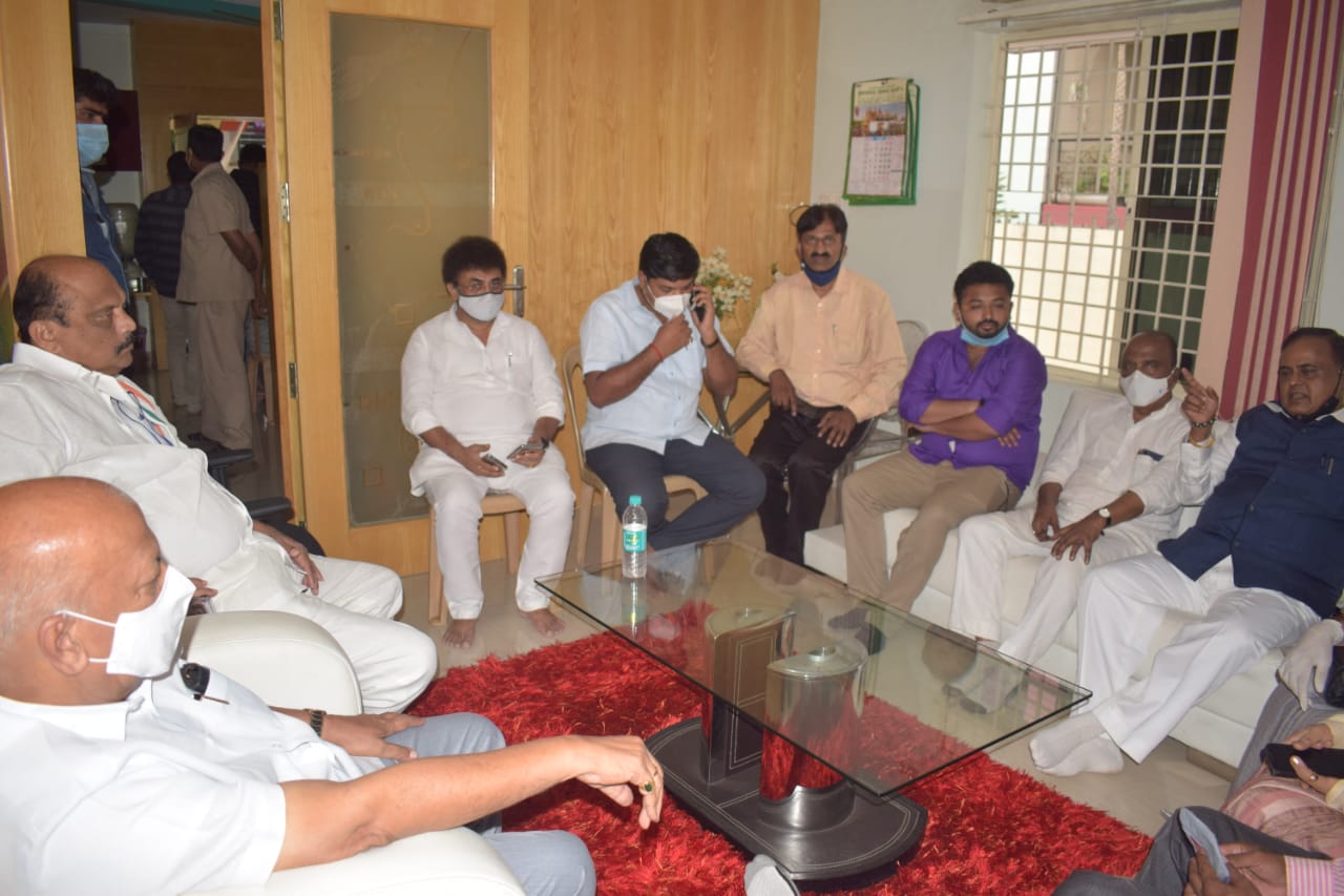 SR Patil visits Rajarajeshwari Nagar Assembly Constituency