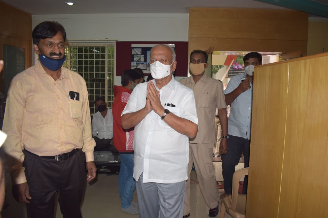 SR Patil visits Rajarajeshwari Nagar Assembly Constituency