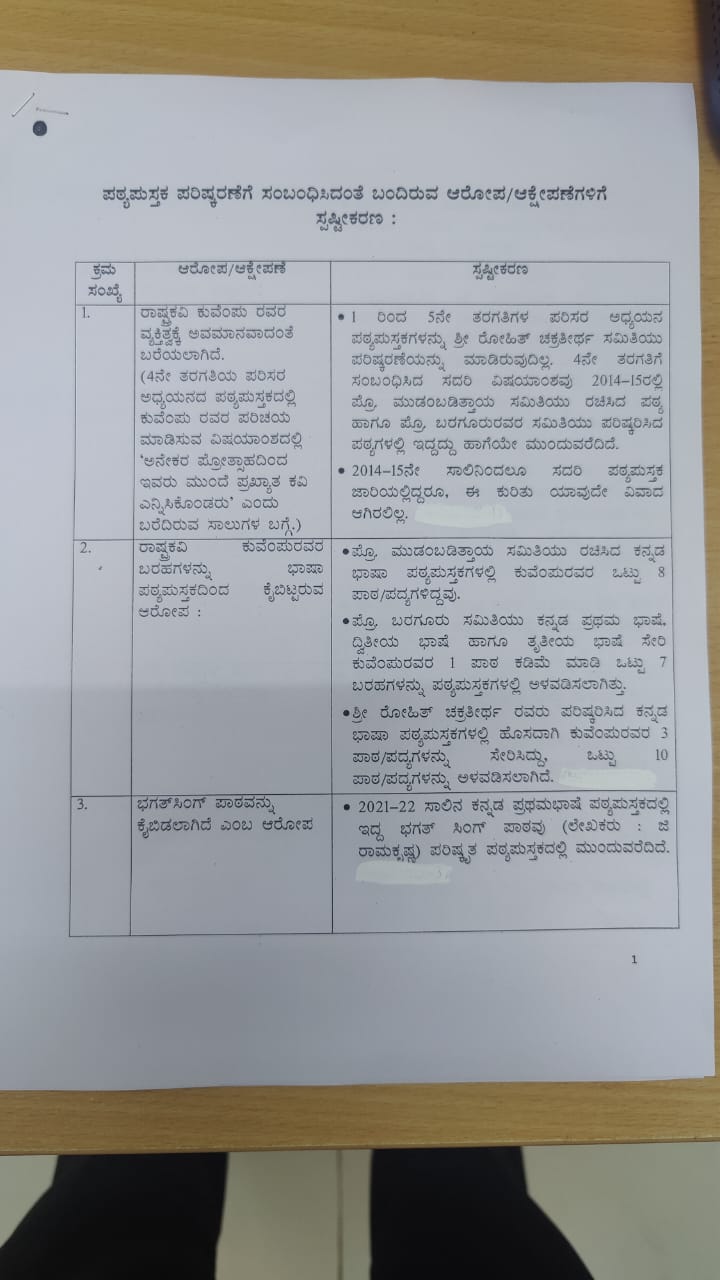 CM Bommai close up the textbook controversy, textbook controversy ended in Karnataka, Rohit Chakratirtha Samiti dissolution, Karnataka textbook news, ಪಠ್ಯಪುಸ್ತಕ ವಿವಾದಕ್ಕೆ ತೆರೆ ಎಳೆದ ಸಿಎಂ ಬೊಮ್ಮಾಯಿ, ಕರ್ನಾಟಕದಲ್ಲಿ ಅಂತ್ಯಗೊಂಡ ಪಠ್ಯಪುಸ್ತಕ ವಿವಾದ, ರೋಹಿತ್ ಚಕ್ರತೀರ್ಥ ಸಮಿತಿ ವಿಸರ್ಜನೆ, ಕರ್ನಾಟಕ ಪಠ್ಯಪುಸ್ತಕ ಸುದ್ದಿ,