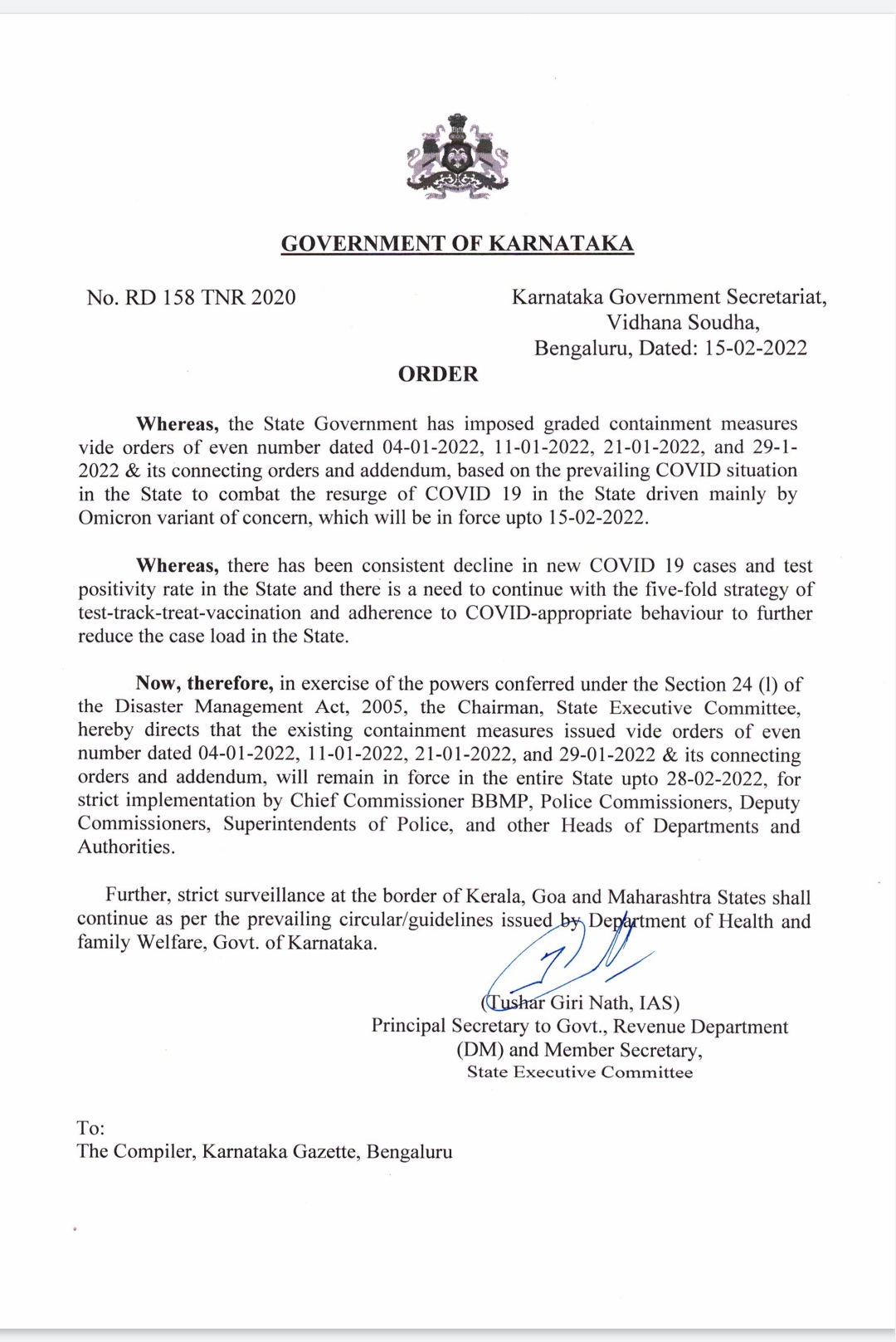 new Guidelines released by Karnataka government, Karnataka Omicron report, Karnataka new guidelines, Karnataka covid report, ಕರ್ನಾಟಕ ಸರ್ಕಾರದಿಂದ ಹೊಸ ಮಾರ್ಗಸೂಚಿ ಬಿಡುಗಡೆ, ಕರ್ನಾಟಕ ಒಮಿಕ್ರಾನ್​ ವರದಿ, ಕರ್ನಾಟಕ ಹೊಸ ಮಾರ್ಗಸೂಚಿ, ಕರ್ನಾಟಕ ಕೋವಿಡ್​ ವರದಿ,