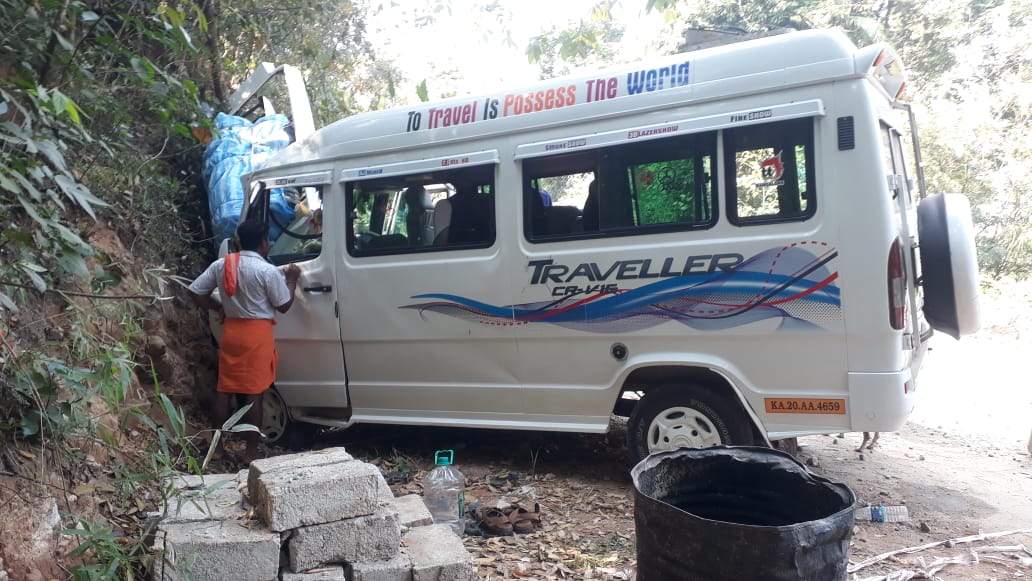 Road Accident in Chikmagalur