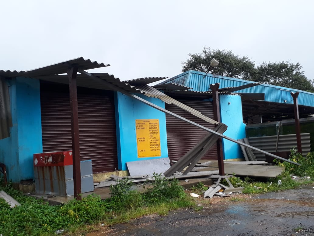 Heavy rain in Chikmagalur district