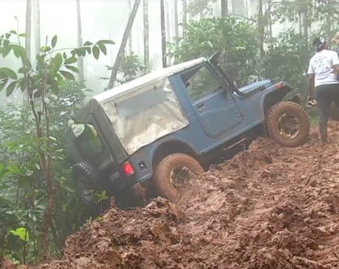 An Adventurous off-road jeep Race in Chikkamagaluru