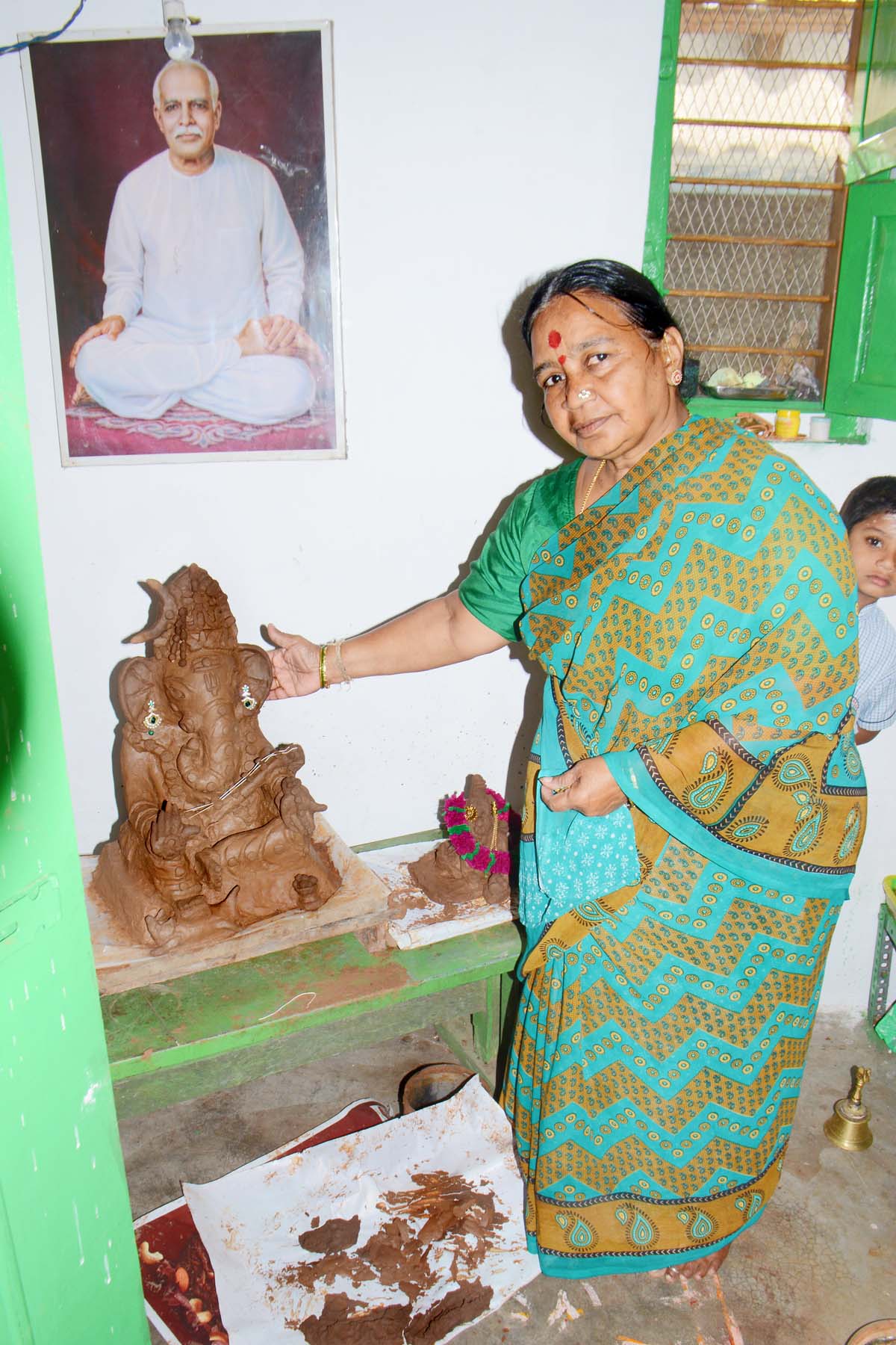 Mud ganesha idol: Environmental ganapathi