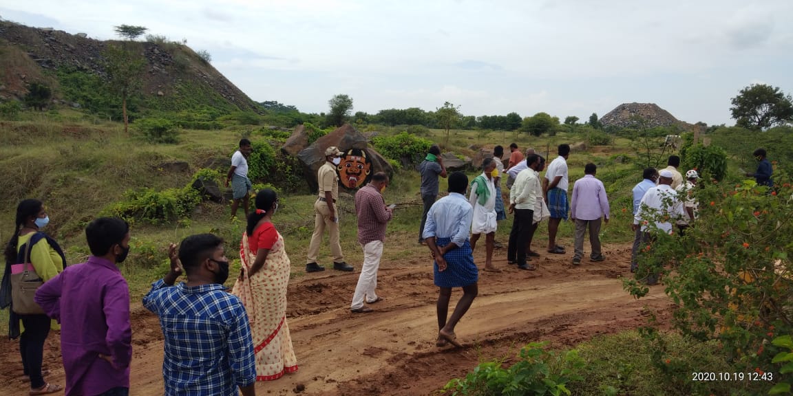 Clearance of Illegal land by officers after Etv bharat report