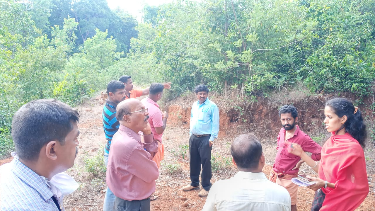 Clearing of acquiring place in dakshina kannada