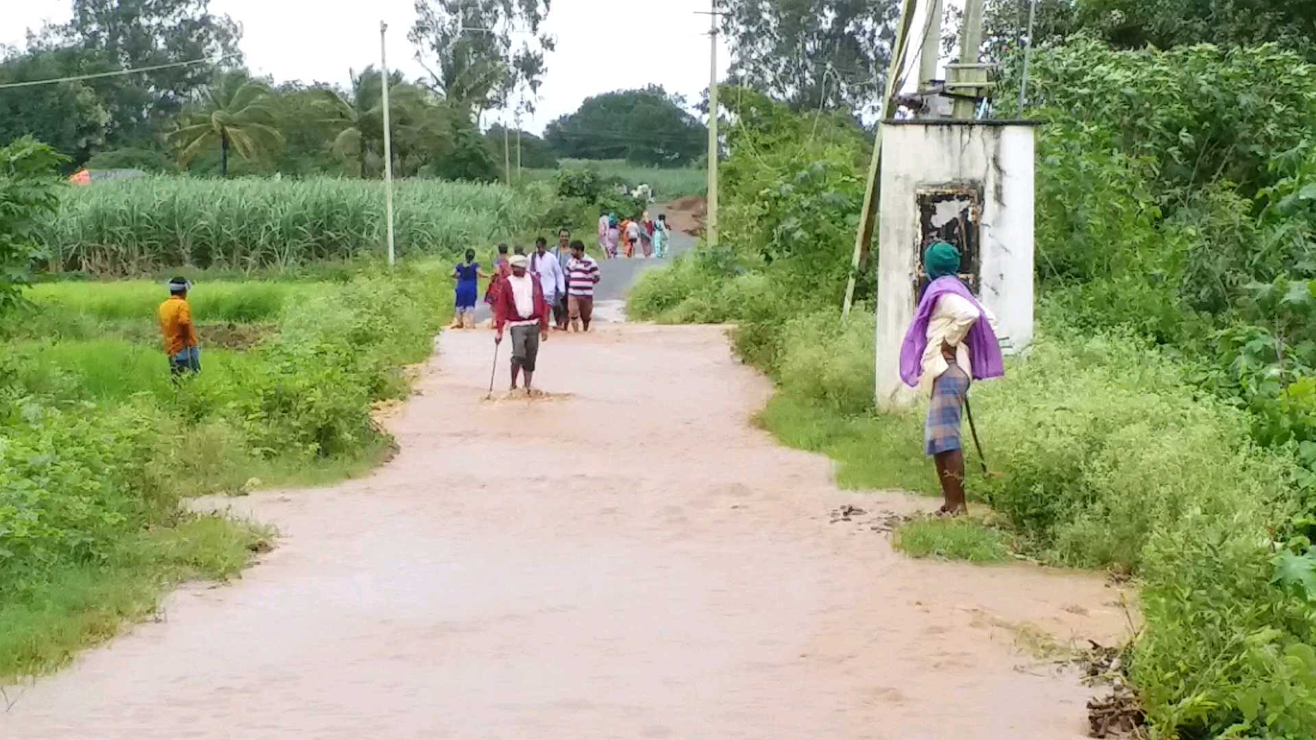 rains disrupted daily life in several states of the country