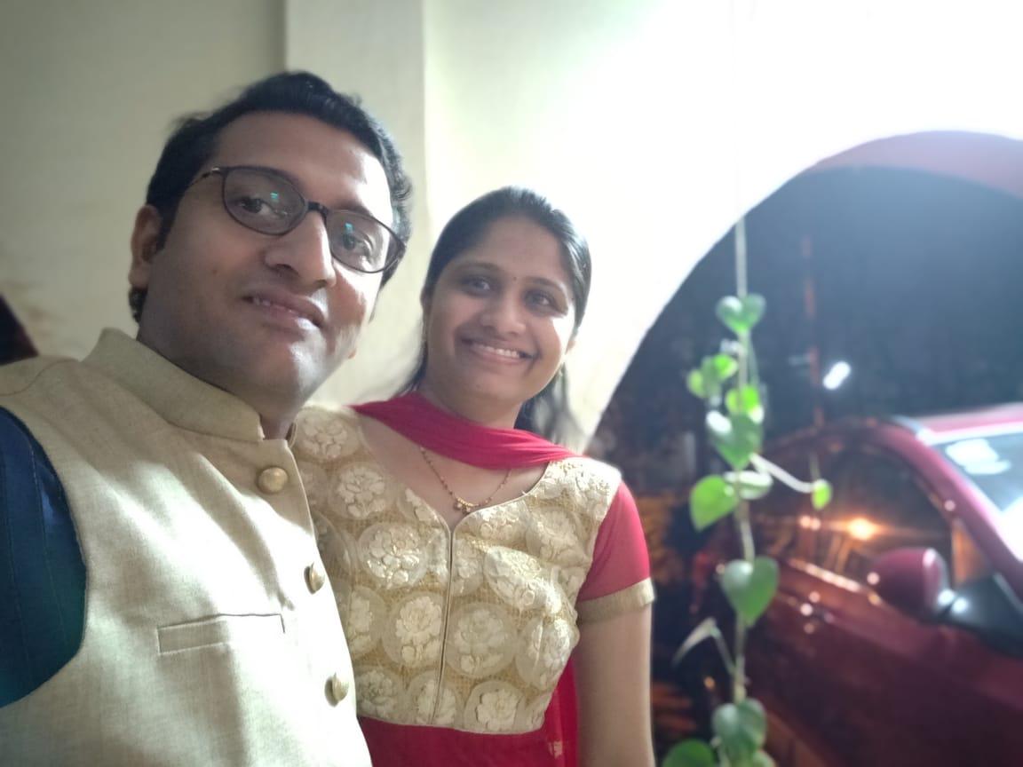 Dr. Jayraj and his wife