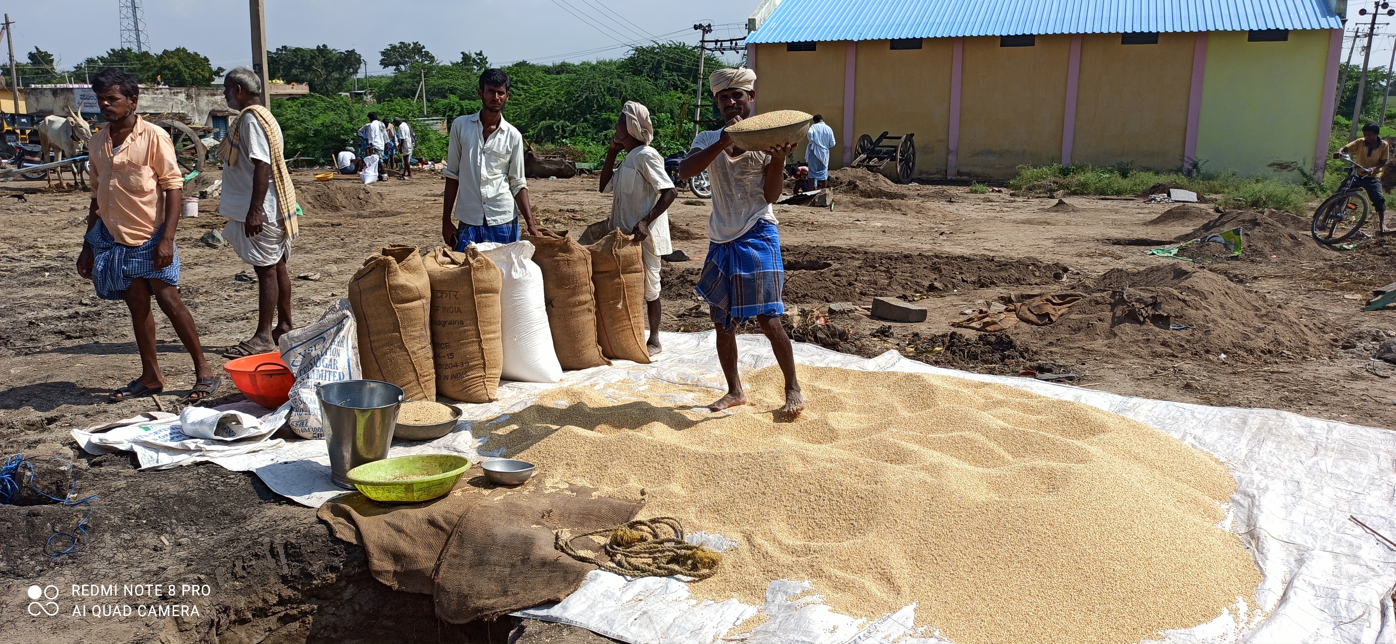 Ancient grain storage practice still exists in Gadag