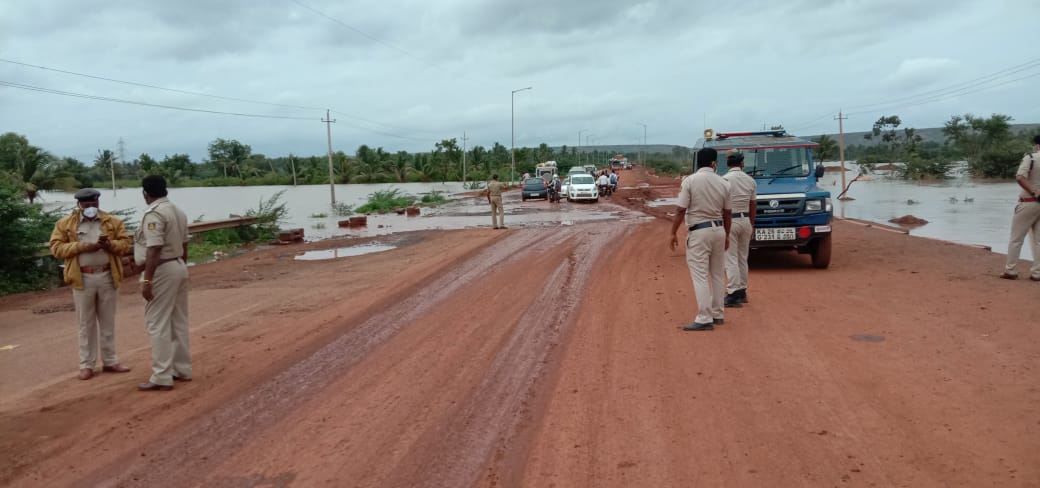 Water Release from Navilu thirtha Dam