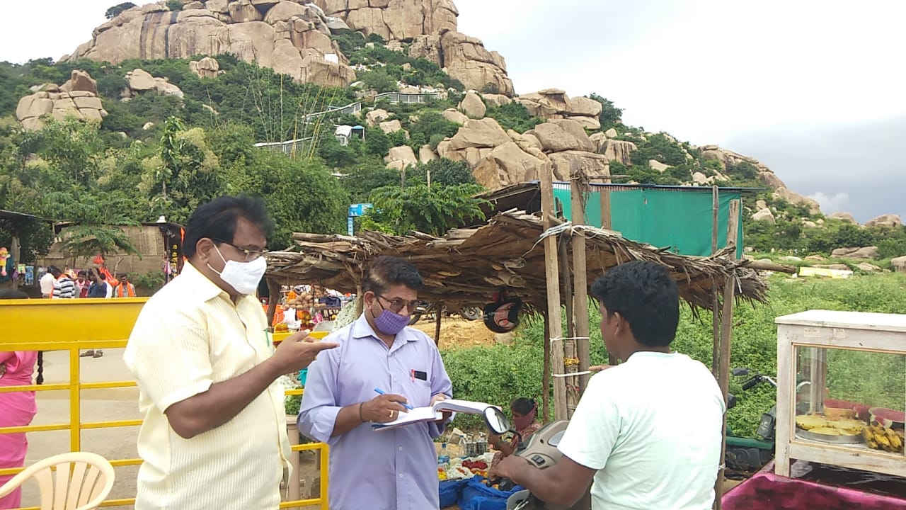 fine in anjanadri temple