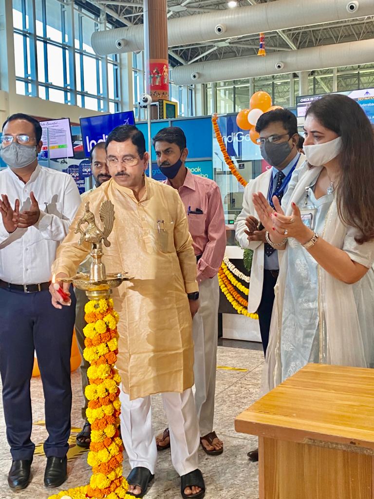 green signal to hubli hyderabad flight