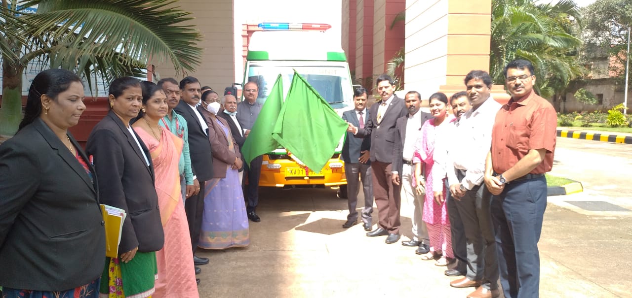 Two medical vehicles in Dharwad district